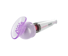Xr Brands Wand Essentials Lily Pod Wand Attachment Violetinė Flexible TPE 3.5in