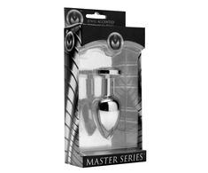 Xr Brands Master Series Lucent Chrome-Plated Plug Small Diamond Accent
