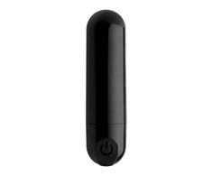 XR Brands Vibrating Bullet 10 Modes Metallic USB Rechargeable Mini