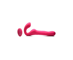 Xr Brands Mighty-Thrust Strapless Dual-Action System with Remote Control, Silicone