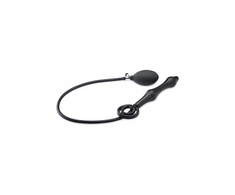 XR Brands Master Series Devils Rattle Inflatable Silicone Plug &amp; Dual Ring