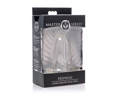 XR Brands PeepHole Transparent Hollow Plug Small Size