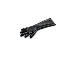 XR Brands Pleasure Fister Juodas Textured Glove 39cm TPR Universal
