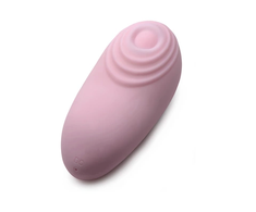 Rožinė XR Brands Pleasure Pulse Pulsating Silicone Intimate Device, Rožinė