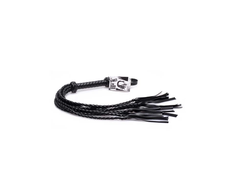 Xr Brands Master Series Braided Flogger PU Leather Juodas 34in Long Handle