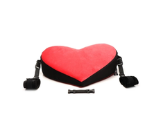 Xr Brands Sportsheets Bondage Love Pillow Juodas/Raudona - Ergonomic Positioning Support