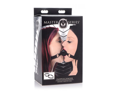 Xr Brands Doppelganger Adjustable Double Silicone Ball Mouth System Juodas