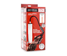 XR Brands SM Intimate Vacuum System Transparent 9 Inch Cylinder Set