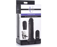 Xr Brands Power Player Vibrating Intimate Machine with Remote Control, Atsparus vandeniui, USB