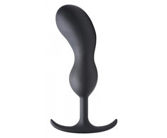 XR Brands Inmi Silicone Prostate Plug Extra Large Weighted Juodas