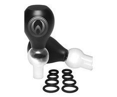 XR Brands Pyramid System Nipple Enhancer Juodas Adjustable Set