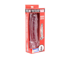 XR Brands Size Matters Clear Enhancement Sleeve &amp; Ball Separator