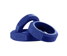 XR Brands Master Series 3-Piece Silicone Ring Set - Adjustable Sizes
