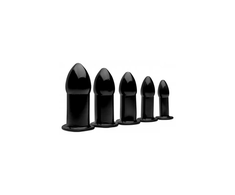XR Brands Expansion Metal Dilator Set with Hollow Core, Sidabrinis