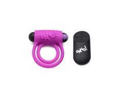 Xr Brands BANG! Silicone Intimate Ring with Remote &amp; 28 Vibration Modes Juodas