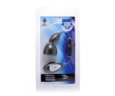 XR Brands Deluxe Silicone Head Stimulator 10-Mode Juodas