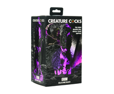Xr Brands Blush Novelties Grim Silicone Model - Large Textured Violetinė-Juodas