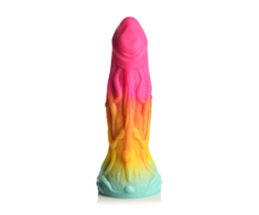 XR Brands Shape Shifter Alien Silicone Model with Suction Base, Multicolor