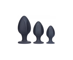 XR Brands Triple Juicers Silicone Anal Trainer Set - Graduated Sizes
