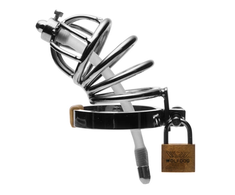 XR Brands Repressor Stainless Steel Intimate Retention System with Silicone Insert