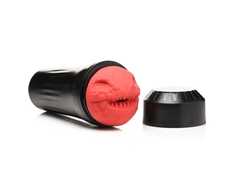 XR Brands Dragon Snatch Intimate Machine Raudona Textured Sleeve
