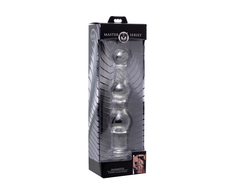 Xr Brands Mammoth Glass Intimate Device Three-Bump Structure Transparent