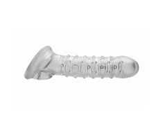 Xr Brands Tom of Finland Textured Extension Sleeve Silicone Juodas 16cm