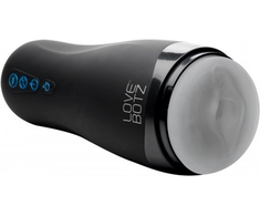 XR Brands The Auto Milker Juodas - Automatic Suction &amp; Heating Device