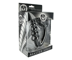 XR Brands Tower Intimate Strap System with Graduated Plug Juodas