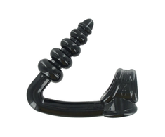 XR Brands Tower Intimate Strap System with Graduated Plug Juodas