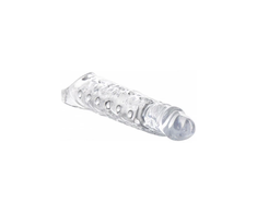 XR Brands Crystal Clear Extension Sleeve 3" Enhancement System 7.5 cm