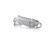 XR Brands Lover Enhancer Sleeve 2/4 cm Soft TPR Transparent Extension