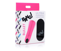 Xr Brands Bang! Bullet Compact Remote-Controlled Wireless Vibrating Device Juodas