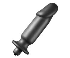 XR Brands Vibrating Plug M - Silicone, Medium, Powerful Motor