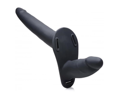 Xr Brands Pegger Beginner Vibrating Dual Intimacy Set with Adjustable Harness