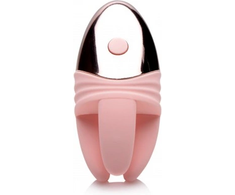 XR Brands Caress Vibrating Massager - Dual-Action Silicone Device