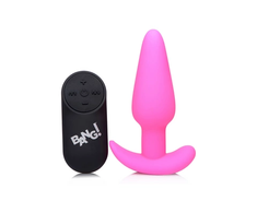 Xr Brands BANG Wireless Silicone Plug with 21 Vibration Modes &amp; Remote Control