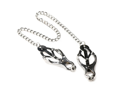Xr Brands Tyrant Spiked Clover Clamps - Metal Pressure System, 14.75" Chain