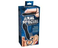 You2Toys Dildo su pętlami na penisa jądra drugi członek 15cm