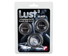You2Toys Lust 3 Cock Rings juodas