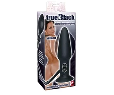 You2Toys True Juodas Vibrating Butt Plug
