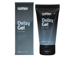 Cobeco CoolMann Delay Gel 40ml - Gentle Desensitizing Formula for Men