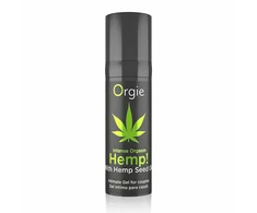 Orgie Intense Orgasm Hemp Stimuliuojantis gelis su kanapių sėklų aliejumi (15 ml)