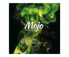 Intimate Earth Intymi žemė – Mojo niacinas ir ženšenis varpą stimuliuojantis gelis 3 ml folija