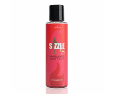 Sensuva - Sizzle Lips Warming Valgomasis gelis Braškių 125 ml