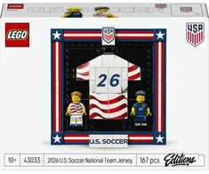 LEGO® 2026 m. JAV futbolo rinktinės marškinėliai