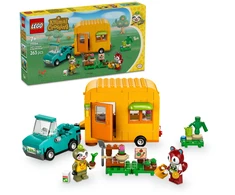 LEGO® Animal Crossing™ Leif furgonas ir sodo prekių parduotuvė (77054)