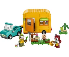 LEGO® Animal Crossing™ Leif furgonas ir sodo prekių parduotuvė (77054)