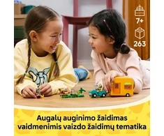 LEGO® Animal Crossing™ Leif furgonas ir sodo prekių parduotuvė (77054)
