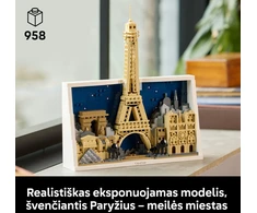 LEGO® Architecture Meilės miestas Paryžius Rinkinys 21064